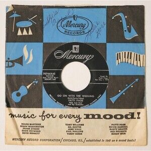 Patti Page 45 RPM - Go On With The Wedding / The Voice Inside Mercury VG Pop '55